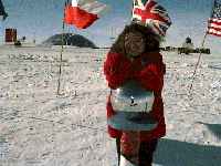 flag poles on the pole!